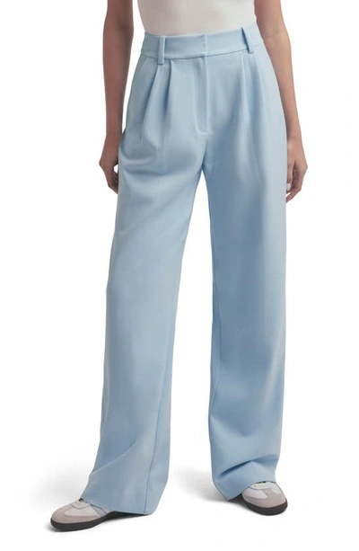 Favorite Daughter The Favorite Pant Pleat Pants In Sky Blue