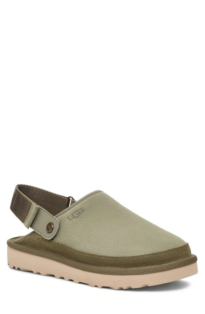 Ugg Goldencoast Water Repellent Slingback Clog In Shaded Clover