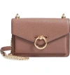 Rebecca Minkoff Jean Leather Crossbody Bag - Brown In Mink