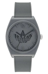 Adidas Originals Resin Strap Watch, 38mm In Gray