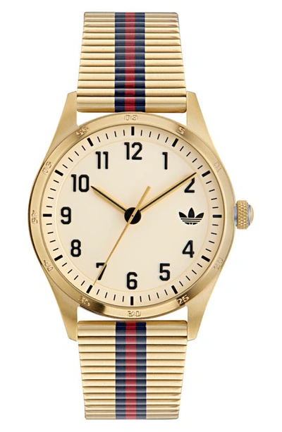 Adidas Originals Code Four Bracelet Watch, 42mm In Goldone