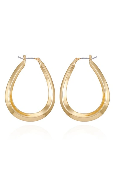 Vince Camuto Teardrop Hoop Earrings In Gold