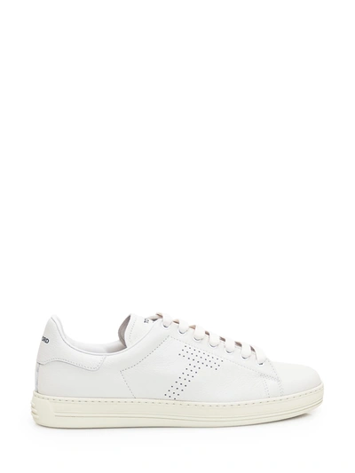 Tom Ford Warwick Trainer In Butter Cream