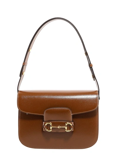 Gucci Horsebit 1955 Shoulder Bag In Brown