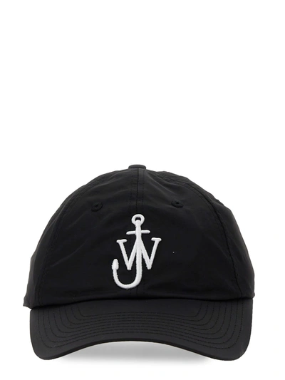 Jw Anderson J.w. Anderson Baseball Hat With Logo In Nero