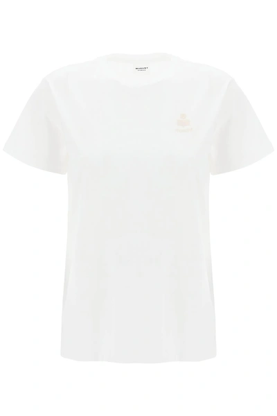 Marant Etoile Isabel  Aby Regular Fit T Shirt In White