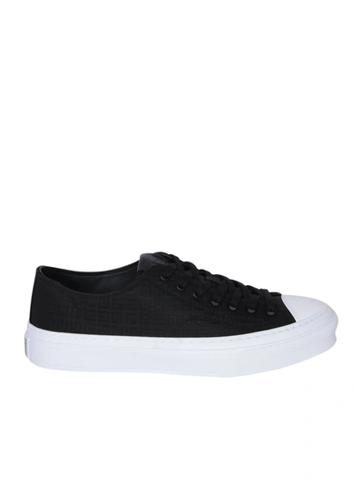 Givenchy City Low Mono Black Sneakers