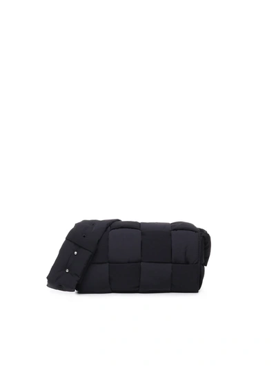 Bottega Veneta Padded Tech Cassette Bag In Black