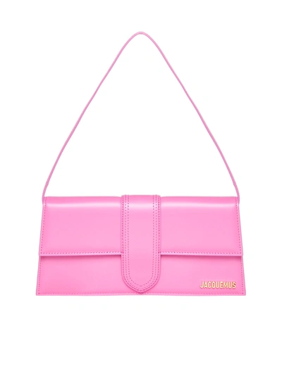 Jacquemus Shoulder Bag In Neon Pink