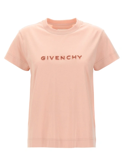 Givenchy Logo T-shirt In Pink
