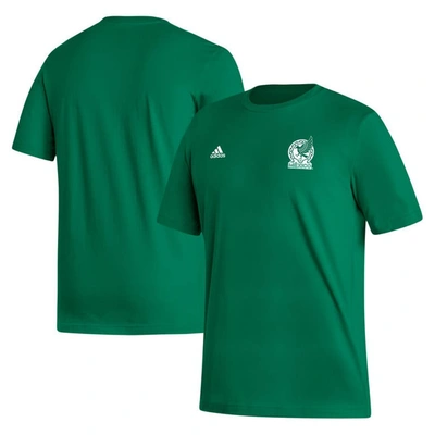 Adidas Originals Adidas Kelly Green Mexico National Team Crest T-shirt