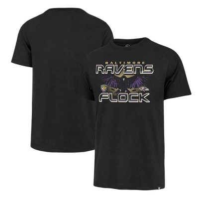 47 ' Black Baltimore Ravens Regional Franklin T-shirt