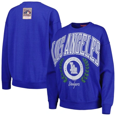 Mitchell & Ness Royal Los Angeles Dodgers Logo Lt 2.0 Pullover Sweatshirt