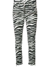 Isabel Marant Étoile Zebra Print Trousers - Black