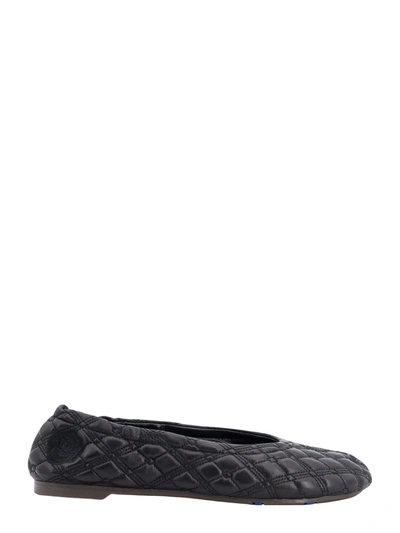 Burberry Sadler Ballerinas In Black