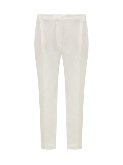 Brunello Cucinelli Linen Blend Trousers In Default Title