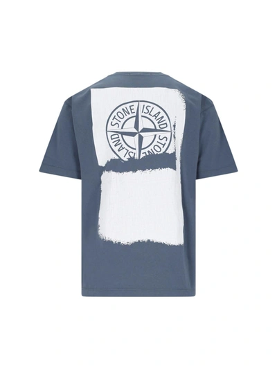 Stone Island Back Print T-shirt In Default Title