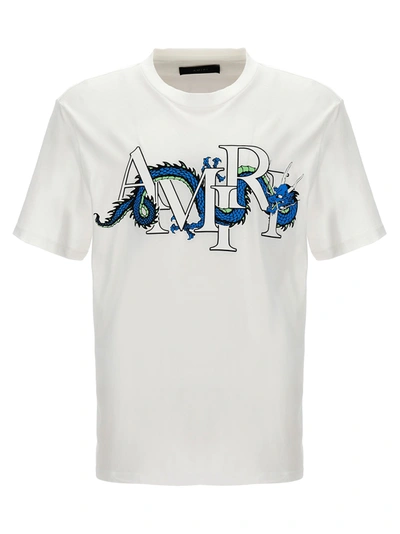 Amiri Cny Dragon T-shirt In White
