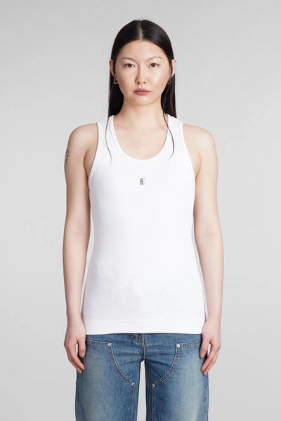 Givenchy Tank Top In White Cotton