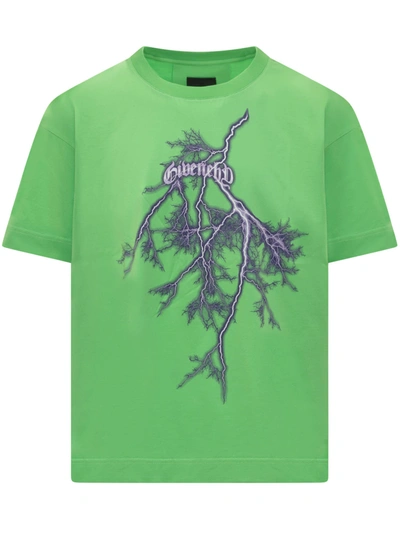 Givenchy T-shirt In Bright Green