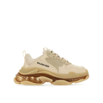 Balenciaga Triple S Trainers In Beige