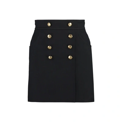 Gucci Mini Skirt In Black