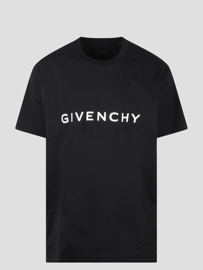 Givenchy Archetype Oversize T-shirt In Black
