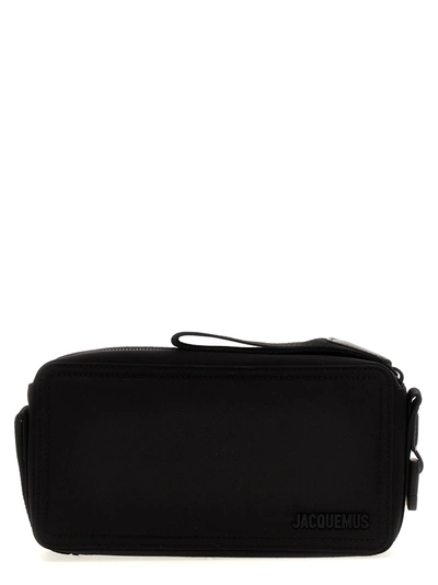 Jacquemus Le Cuerda Horizontal Crossbody Bag In Black