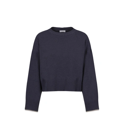 Brunello Cucinelli Sweater In Blue