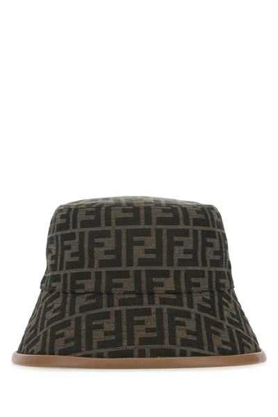 Fendi Brown Ff Bucket Hat