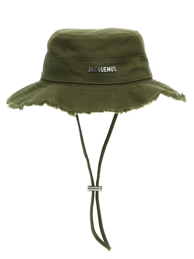 Jacquemus Le Bob Artichaut Bucket Hat In Green