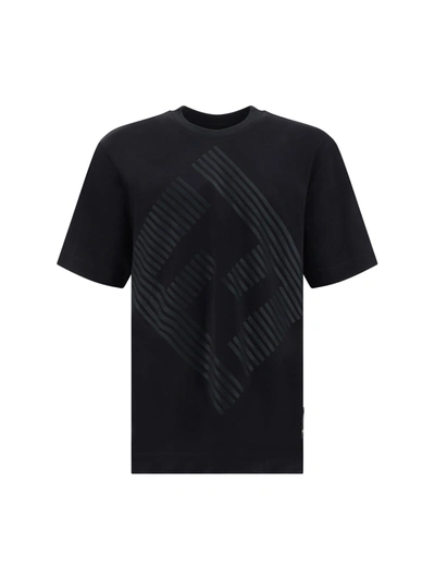 Fendi Shadow T-shirt In Nero