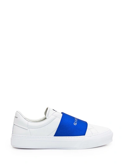 Givenchy City Sport Sneaker In White Blue