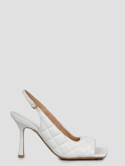 Bottega Veneta Padded Slingback Sandal In White