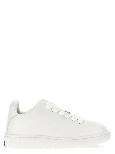Burberry Box Sneakers In White