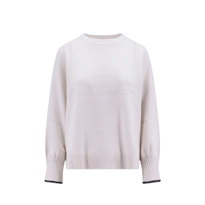 Brunello Cucinelli Cashmere Sweater In White