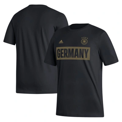 Adidas Originals Adidas Black Germany National Team Culture Bar T-shirt