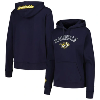 Pro Standard Navy Nashville Predators Classic Chenille Pullover Hoodie