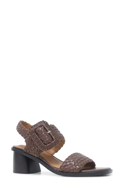 Gentle Souls By Kenneth Cole Madylyn Slingback Sandal In Chocolate Leather