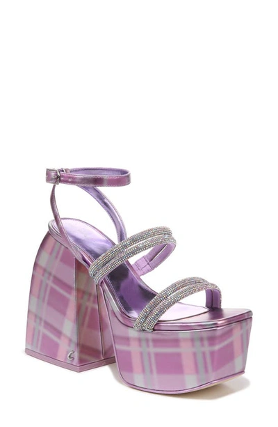 Circus Ny By Sam Edelman Mila Jewel Ankle Strap Platform Sandal In Orchid Haze