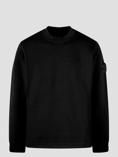 Stone Island Ghost Sweatshirt In Black