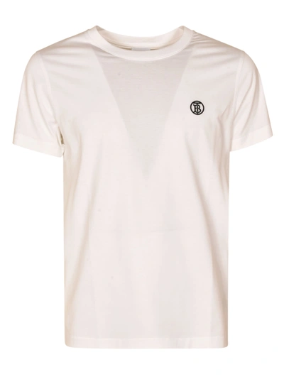 Burberry Regular Logo T-shirt In White
