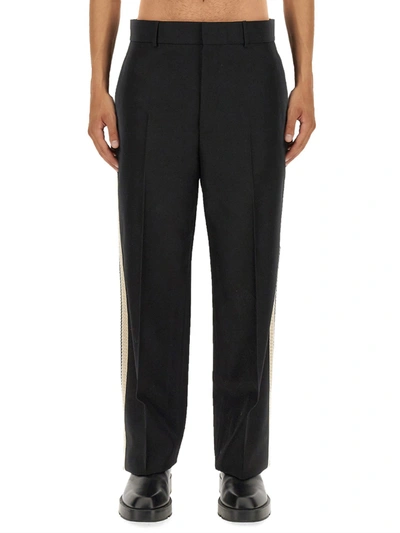 Palm Angels Suit Track Pant In Black/white