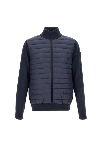 Canada Goose Hybridge Knit Packable Jacket In Blue