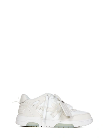 Off-white White Out Of Office Sneakers In Bianco