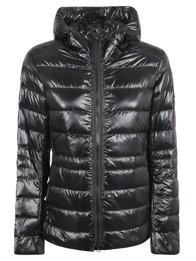 Canada Goose Cypress Hooded Puffer Jacket In Black