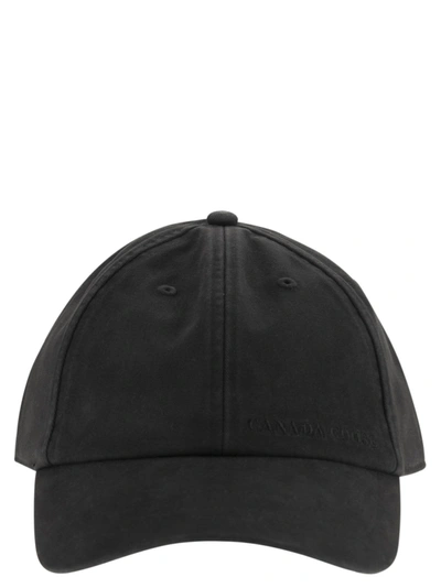 Canada Goose Hat With Visor In Black