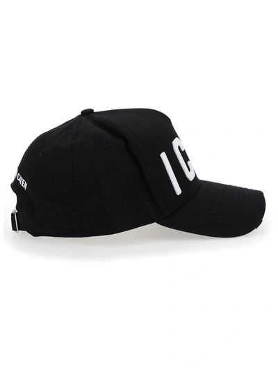 Dsquared2 Baseball Hat In Black