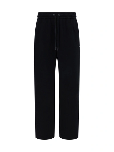 Off-white Off Stitch Sweatpants In Black Whit