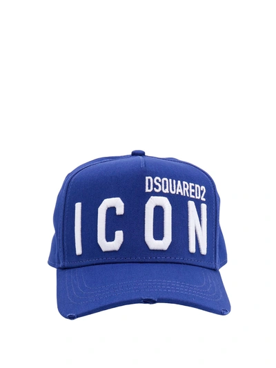 Dsquared2 Logo Baseball Cap In Blue
